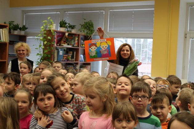 "Mały Wolontariat" - spotkanie z Katarzyną Hernik w Oddziale dla dzieci i młodzieży